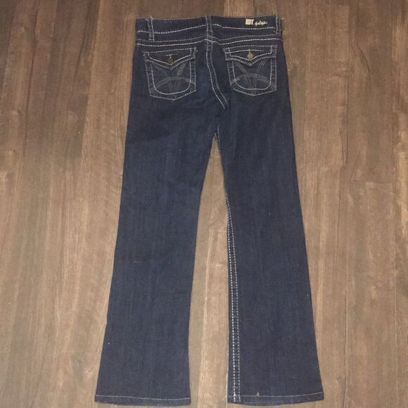 Kut from the Kloth dark wash wide leg size 6 jeans - Picture 4 of 5